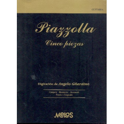 5 piezas : para guitarra -Astor Piazzolla