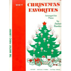 Christmas Favorites (Level 4) for Piano -James Bastien