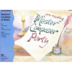 Bastiens Invitation to Music : Piano Party - Master Composer Party Book B -Jane Smisor Bastien