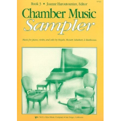 Chamber Music Sampler for piano, violin and cello : Book 3 -Diverse / Arr.Joanne Haroutounian