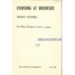 Evensong at Brookside : -Henry Dixon Cowell