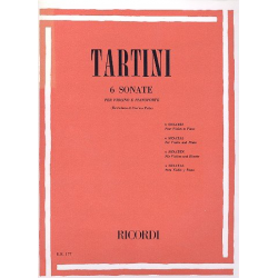 6 sonate : per violino e pianoforte -Giuseppe Tartini