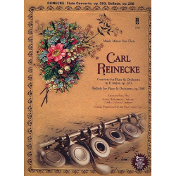 2 Pieces for Flute and Orchestra (+2 CD's) : -Carl Reinecke