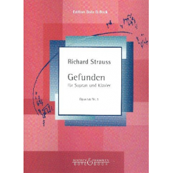 GEFUNDEN OP.56 NR.1 : FUER SOPRAN -Richard Strauss