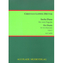 6 Duos Op. 2 -Christian Ludwig Dietter