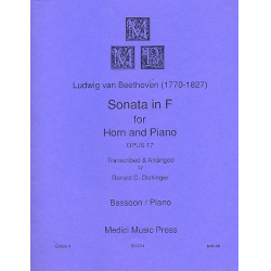 Sonate op.17 for horn and piano : -Ludwig van Beethoven
