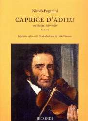 Caprice d'Adieu MS68 : - Niccolo Paganini