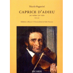 Caprice d'Adieu MS68 : -Niccolo Paganini