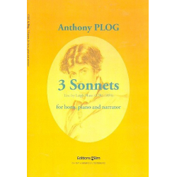 3 sonnets : for horn, piano and - Anthony Plog