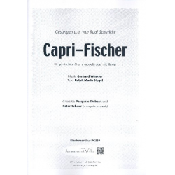 Capri-Fischer - Klavier-Partitur -Gerhard Winkler