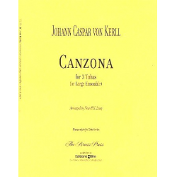 Canzona : for 3 tubas or large ensemble -Johann Kaspar Kerll