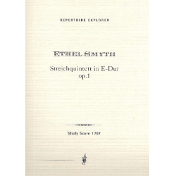 String Quintet in E Major, Op. 1 for two violins, viola and two celli Chamber Music -Ethel Smyth