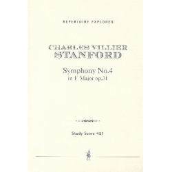 Sinfonie F-Dur op.31 Nr.4 : für Orchester -Charles Villiers Stanford