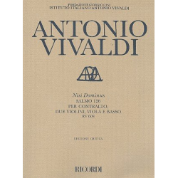 Nisi Dominus RV608 : per contralto, -Antonio Vivaldi