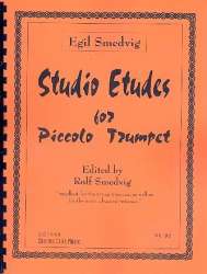 Studio Etudes : for piccolo trumpet -Egil Smedvig