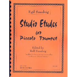 Studio Etudes : for piccolo trumpet -Egil Smedvig