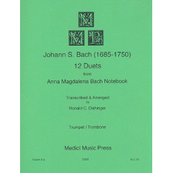 12 Duets from Anna Magdalena Bach Notebook : -Johann Sebastian Bach
