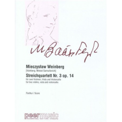 Streichquartett Nr.3 op.14 : -Mieczyslaw Weinberg