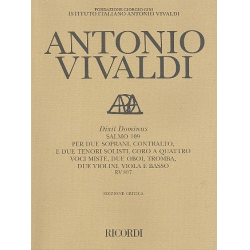 Dixit Dominus RV807 : for soloists, -Antonio Vivaldi