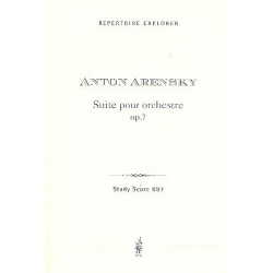 Suite op.7 : für Orchester -Anton Stepanowitsch Arensky