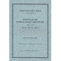 Quartett Nr. 16 Woo 10 Es-Dur -Ferdinand Ries