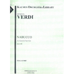 Nabucco : -Giuseppe Verdi