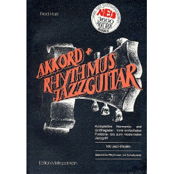 Akkord und Rhythmus Jazzguitar (+CD) -Fred Harz