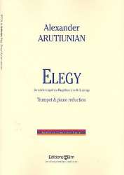 Elegy for trumpet (flugelhorn) and strings - for trumpet and piano -Alexander Arutjunjan