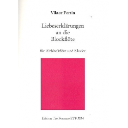Liebeserklärungen an die Blockflöte -Viktor Fortin