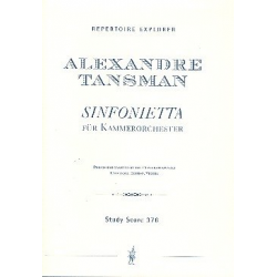 Sinfonietta : für Orchester -Alexandre Tansman