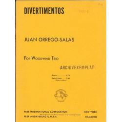 Divertimentos : -Juan Orrego-Salas