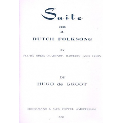 Suite on a Dutch Folksong : flute, - Hugo de Groot