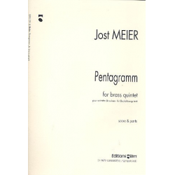 Pentagramm : für 2 Trmopeten, Horn in F, -Jost Meier