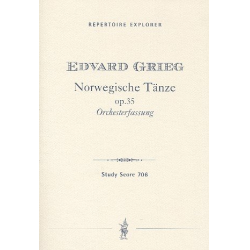Norwegische Tänze op.35 : für Orchester -Edvard Grieg