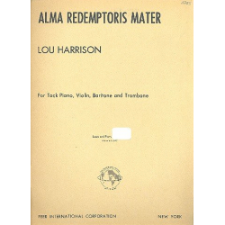 Alma Redemptoris Mater : -Lou Harrison