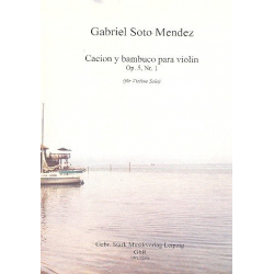 Canción y bambuco op.5,1 : -Gabriel Soto Mendez