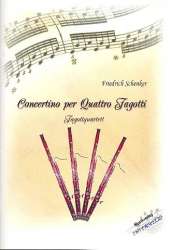 Concertino per quattro fagotti : für 3 Fagotte - Friedrich Schenker