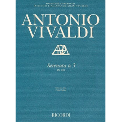 Serenata a 3 RV 690 : per canto, 2 violini -Antonio Vivaldi