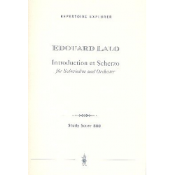Introduktion und Scherzo : für Violine -Edouard Lalo