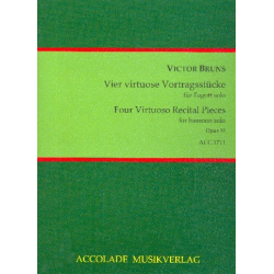 4 Virtuose Vortragsstücke Op. 93 -Victor Bruns