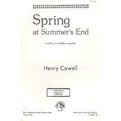 Spring at Summer's End : -Henry Dixon Cowell