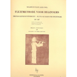 Erster Flötenunterricht op.387 Band 1 : -Wilhelm Popp