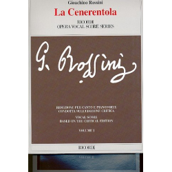 La Cenerentola : Klavierauszug -Gioacchino Rossini