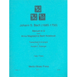 Menuet G major from A.M. Bach Notebook -Johann Sebastian Bach / Arr.Ronald C. Dishinger