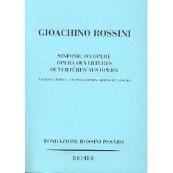 Ouvertüren aus Opern : -Gioacchino Rossini