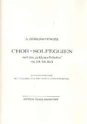Chor-Solfeggien nach den 12 kleinen Präludien -Albrecht Rosenstengel