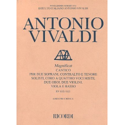 Magnificat RV610/611 : for soloists, -Antonio Vivaldi