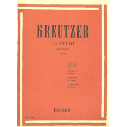 42 Etüden : für Violine -Rodolphe Kreutzer