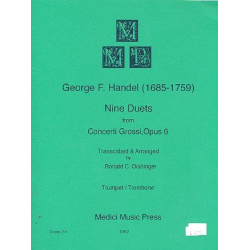 9 Duets from Concerti grossi op.6 : -Georg Friedrich Händel (George Frederic Handel)