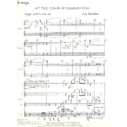 At the tomp of Charles Ives (1963) : -Lou Harrison